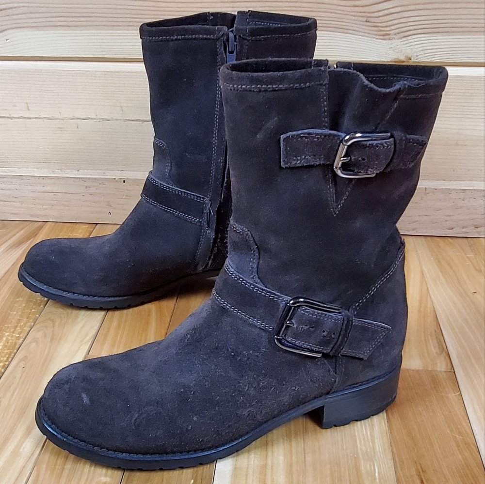 Davos Gomma Brown Suede Boots Women's Size 7